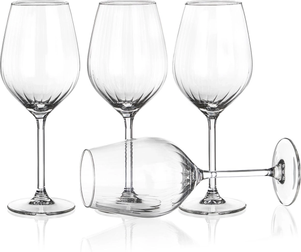 Red Wine Glasses 510 ml Plissé (4 pcs) Royal Leerdam