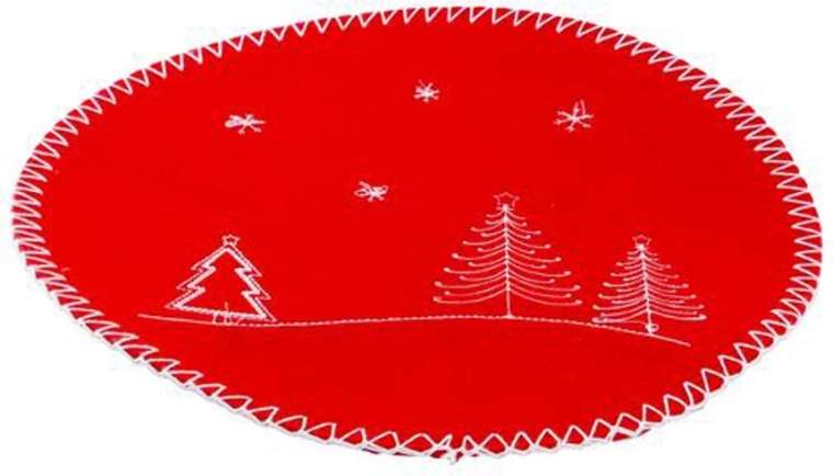 Felt Round Placemat TORO 30 cm – mix of colors
