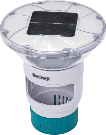 Bestway SolarGlow Floating Pool Chemical Dispenser with Solar LED Light