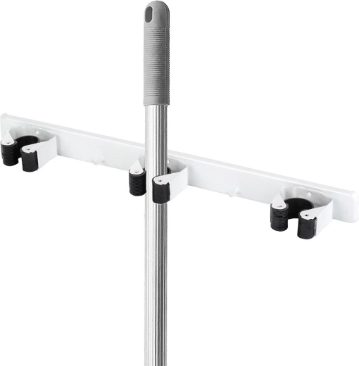 Wandhouder voor mop, bezem en gereedschap – drievoudig PROGARDEN