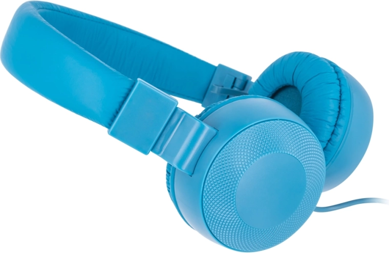 Setty wired headphones with microphone 1.2 m blue