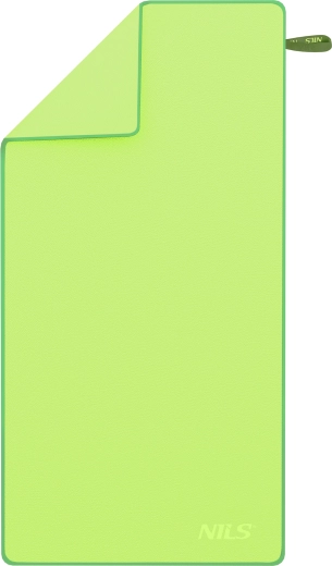 Serviette en microfibre à séchage rapide NILS NCR12 verte 180 × 100 cm