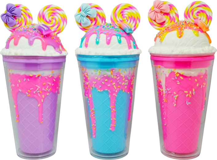 Gobelet avec couvercle et paille Souris 480 ml