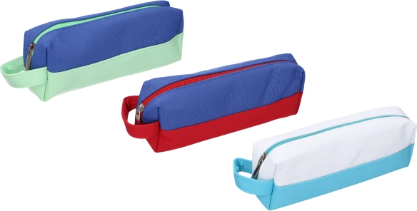 Two-tone school pencil case