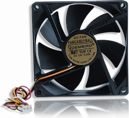 Ventilateur pour ordinateur 90 × 90 × 25 mm, 3 broches, roulement à billes