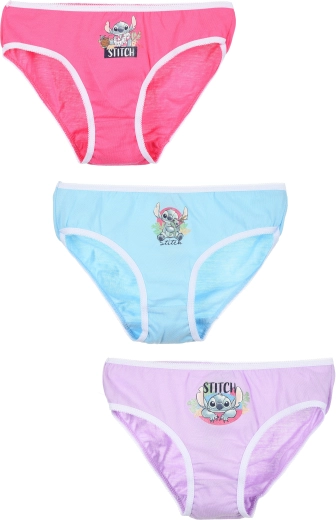 Set of 3 girls' panties Lilo & Stitch