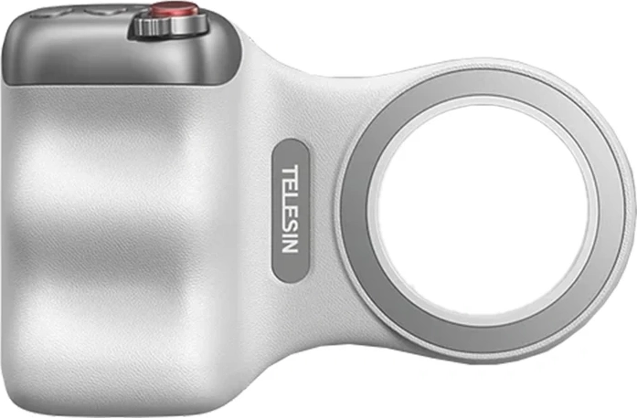Telesin poignée magnétique MagSafe Fun Shot Grip2 blanche