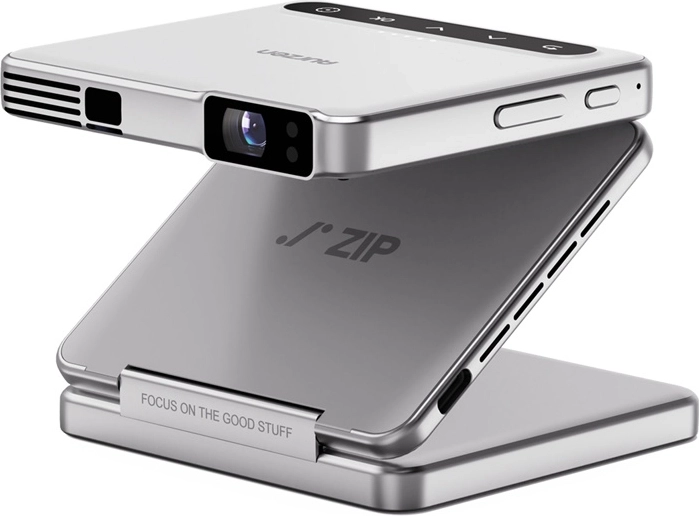 Draagbare projector Aurzen Zip – zilver