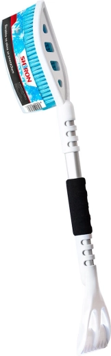 SHERON ice scraper with brush white/blue