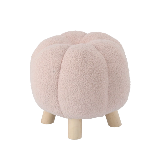 Dekorativer Pouf 32 × 30 cm Rosa