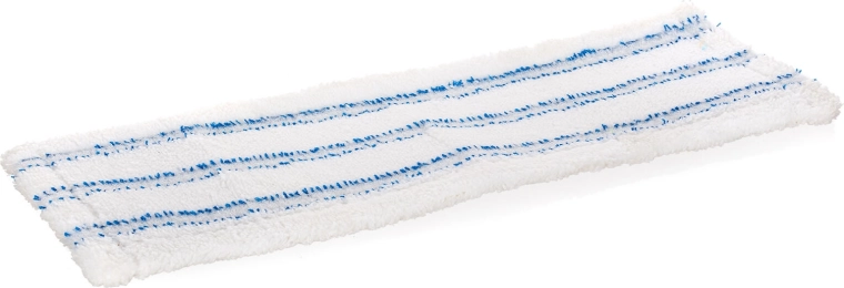 Replacement microfiber mop 39.5 × 9 cm blue‑white