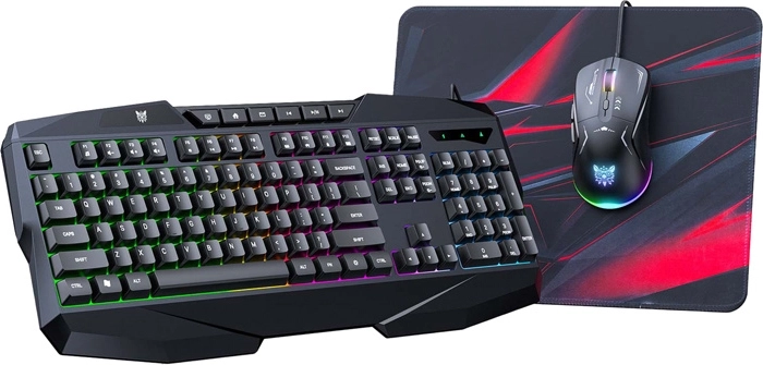 Onikuma 3-in-1 Gaming Set – Keyboard, Mouse and Mouse Pad
