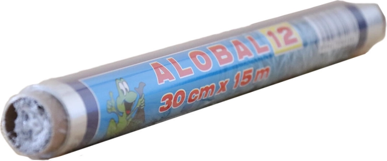 Feuille d’aluminium 15 m x 30 cm, 12 µ