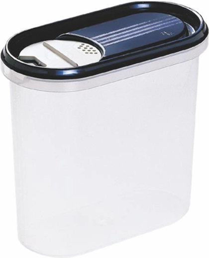 Plastic voorraadbus met schenktuit 2 l HEIDRUN