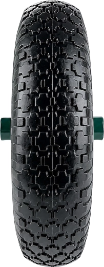 Reservewiel voor kruiwagen 4.80/4.00-8 (2PR) met binnenband en as - 1 stuk