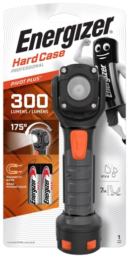 Energizer HardCase Pivot robuuste LED-werklamp 2× AA - 1 stuk
