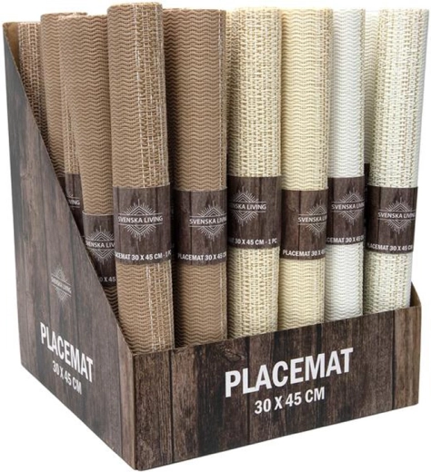 Placemat 30 × 45 cm made of polyester, assorted colors