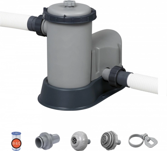 BESTWAY cartridgefilterpomp 5678 l/u + reservefilter III