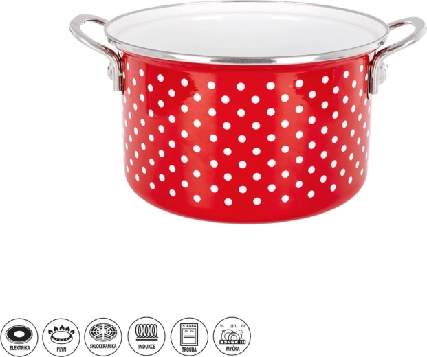 Geëmailleerde kookpan TEČKA Lem 3 l