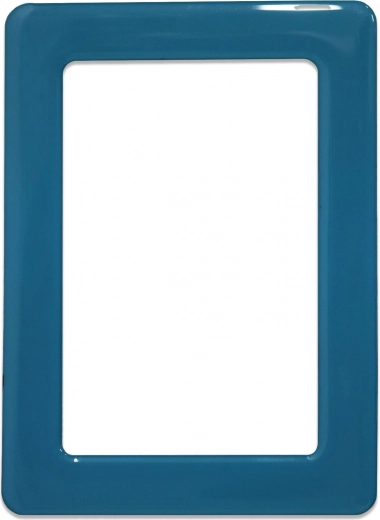 Magnetische zelfklevende lijst formaat 13,0×8,1 cm - turquoise