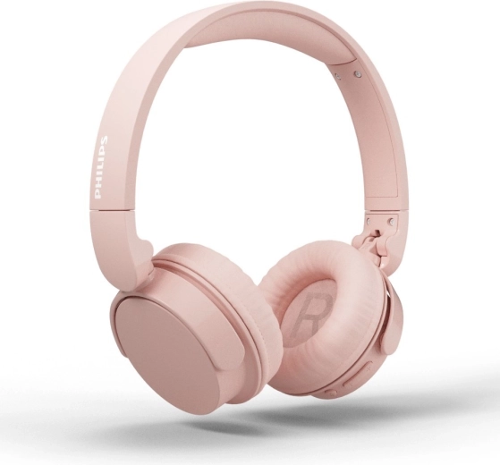 Philips wireless on-ear headphones pink