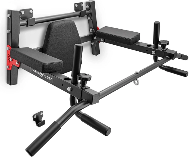 Wall-Mounted Pull-Up Bar and Dip Station MARBO Sport MH-U205