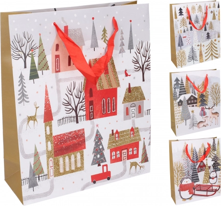 Gift Bag L Christmas 39 × 30 × 12 cm