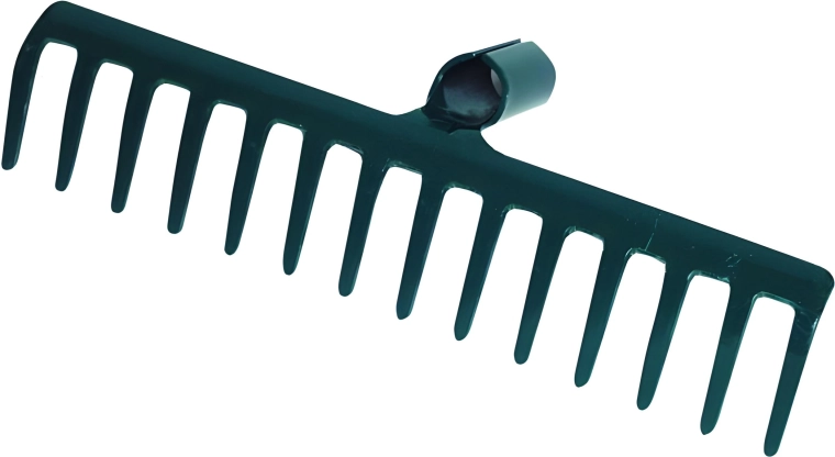 IJzeren hark zonder steel, 14 tanden