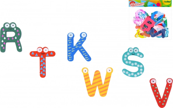 Wooden Magnetic Alphabet