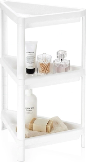Storage Solutions three-tier corner bathroom shelf 44 × 33 × 71 cm
