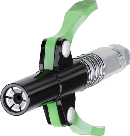 Self-locking grease gun coupler 10 psi Kalamite-2 with connector and 30 cm hose (M10) - 1 piece