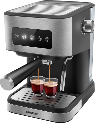 Machine à café à levier Sencor SES 4020SS pour espresso et cappuccino