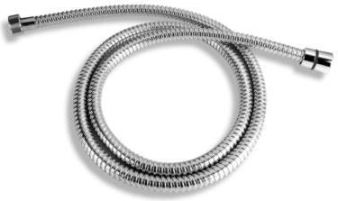 Flexible de douche 200 cm double agrafage chromé