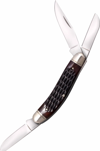 Cold Steel Gentleman's Stockman Jigged Bone pocket knife with 3 blades