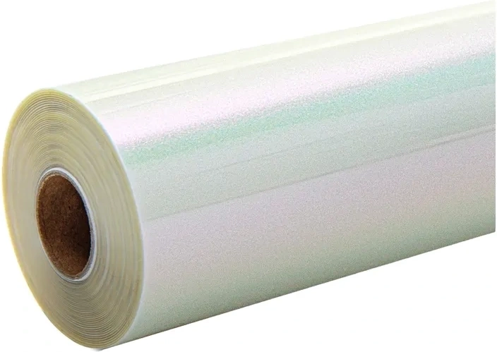 HTVRONT Chameleon film thermotransfert 30,5 × 90 cm blanc et rouge