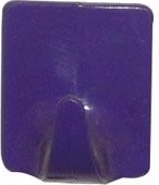 Selbstklebende rechteckige Haken, Farbmix – 80 Stk.