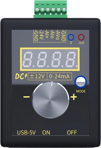 Fnirsi SG-002 multifunctionele generator voor spannings- en stroomsignalen