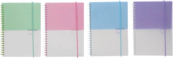 Lined notebook 14.8 × 21 cm, two-tone