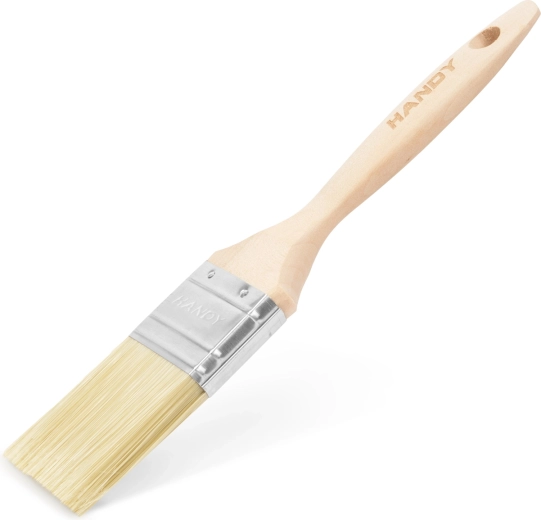 Pinceau plat de peintre à manche en bois 38 mm