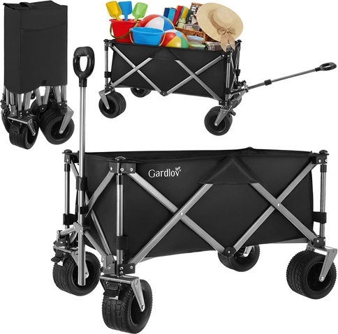 Klappbarer Garten- und Strandwagen 150 l, 200 kg GARDLOV