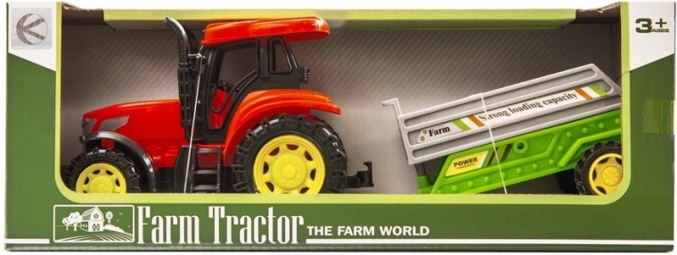 Traktor mit Anhänger – 1 Stück