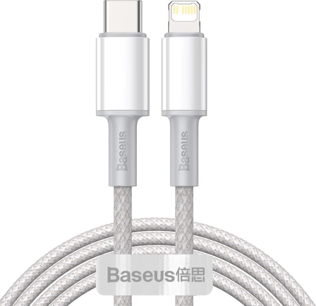 USB-C to Lightning Cable Baseus with High Density Braiding, 20W, PD, 2m
