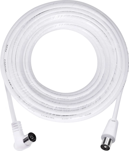Solight antennecoaxkabel 3C2V 15 m met gecombineerde connectoren