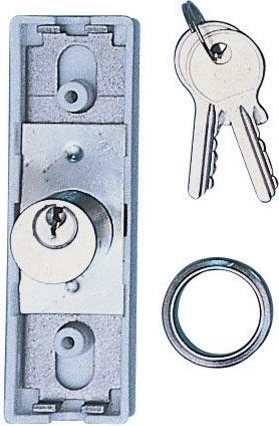 Meubelstangslot 702A zonder stangen, rechts/links, 1 sleutel