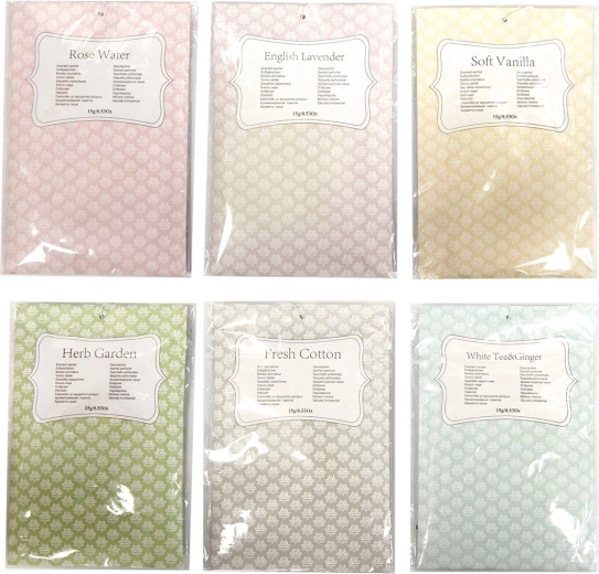 Geurzakje 15 g (mix van 6 varianten) 10 × 15 cm