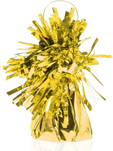 Foil weight for helium balloons – gold