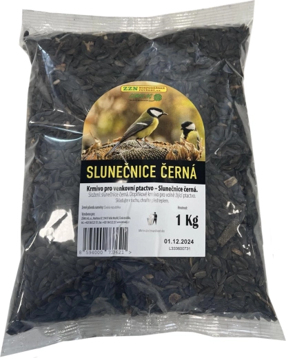 Black sunflower seeds for birds 1 kg
