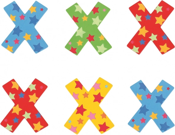 Holzbuchstabe Sternchen X von Bigjigs Toys