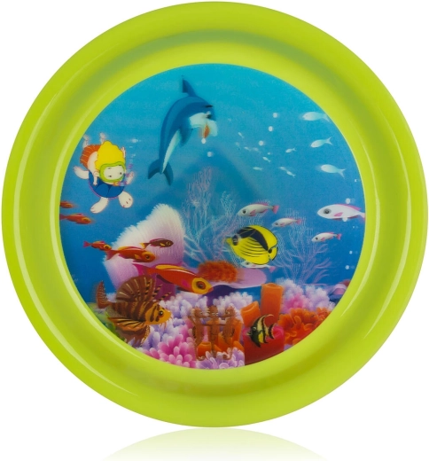 Kinder plastic bord 19,5 cm SEA