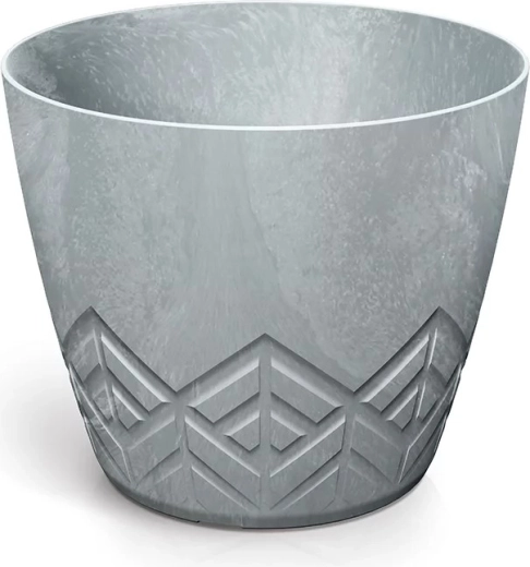 Cache-pot effet béton 19,8 cm